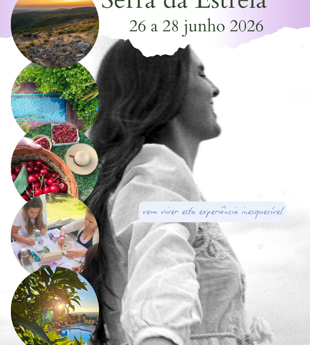 Capa de retiro com mulheres em tons de roxo em Sofia Branding D'emoções