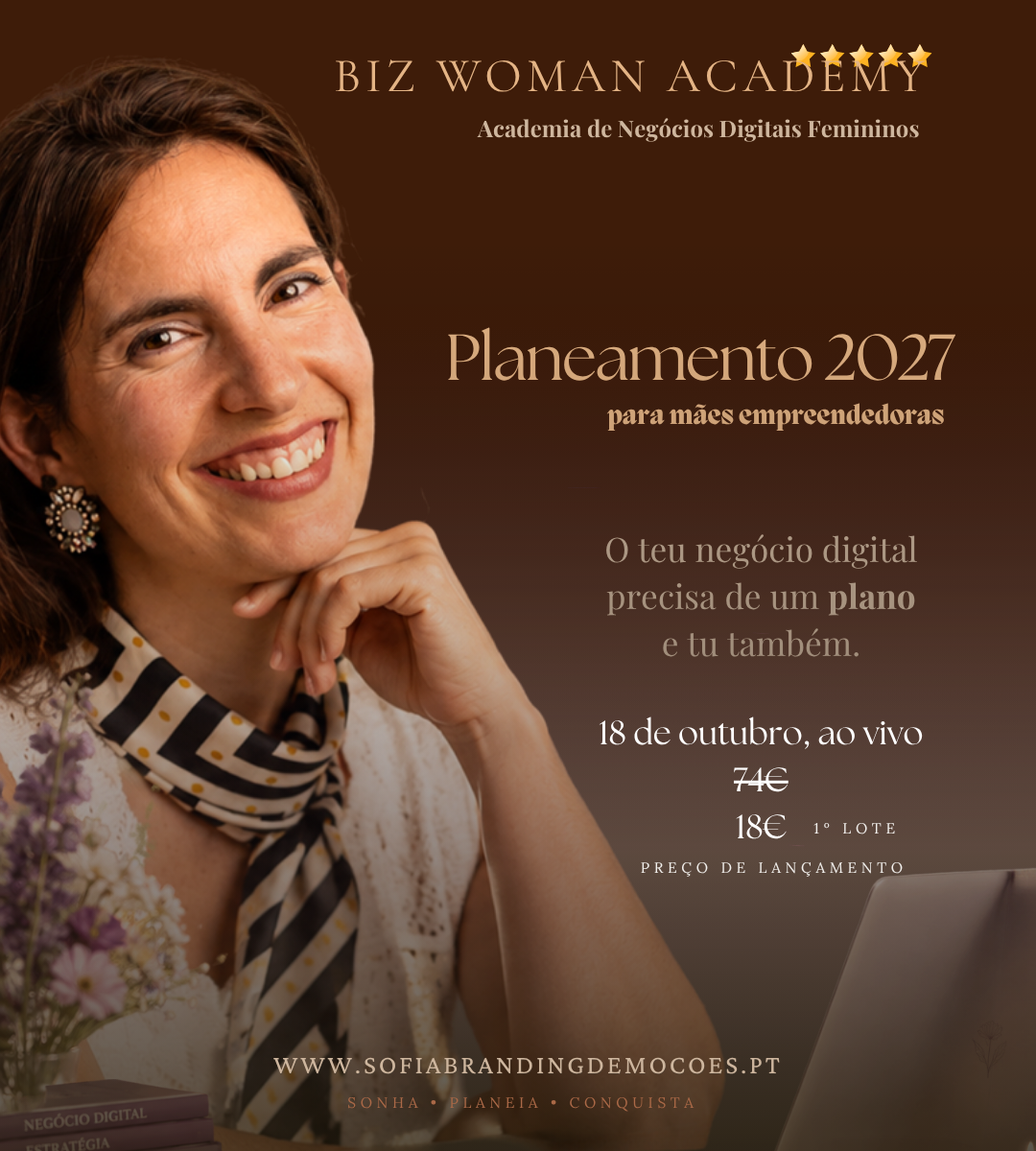 Planeamento 2027 para mães empreendedoras com Sónia Sofia Morgado